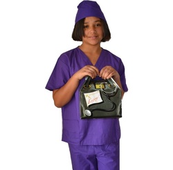 Kids Scrubs and Doctor Bag