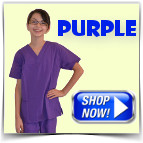 Purple Kids Scrubs