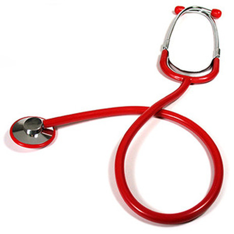 red stethoscope